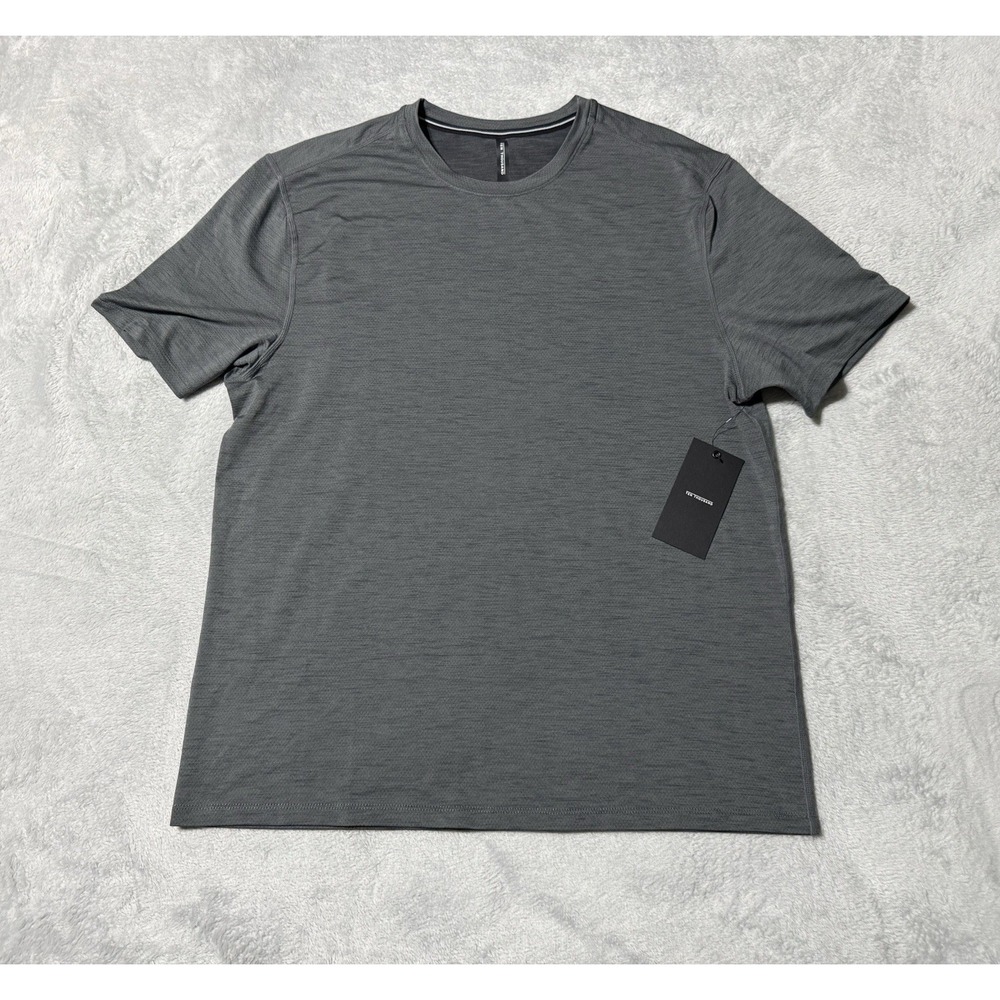Ten Thousand The Versatile Shirt Mens Medium Gray Training Gym Tee Short Sleeve